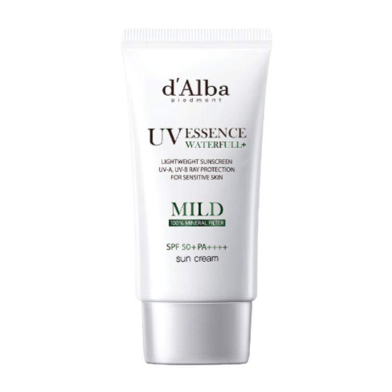 d Alba Waterfull Mild Sunscreen SPF50+ PA++++ Gentle Hydrating UV Protection 50ml
