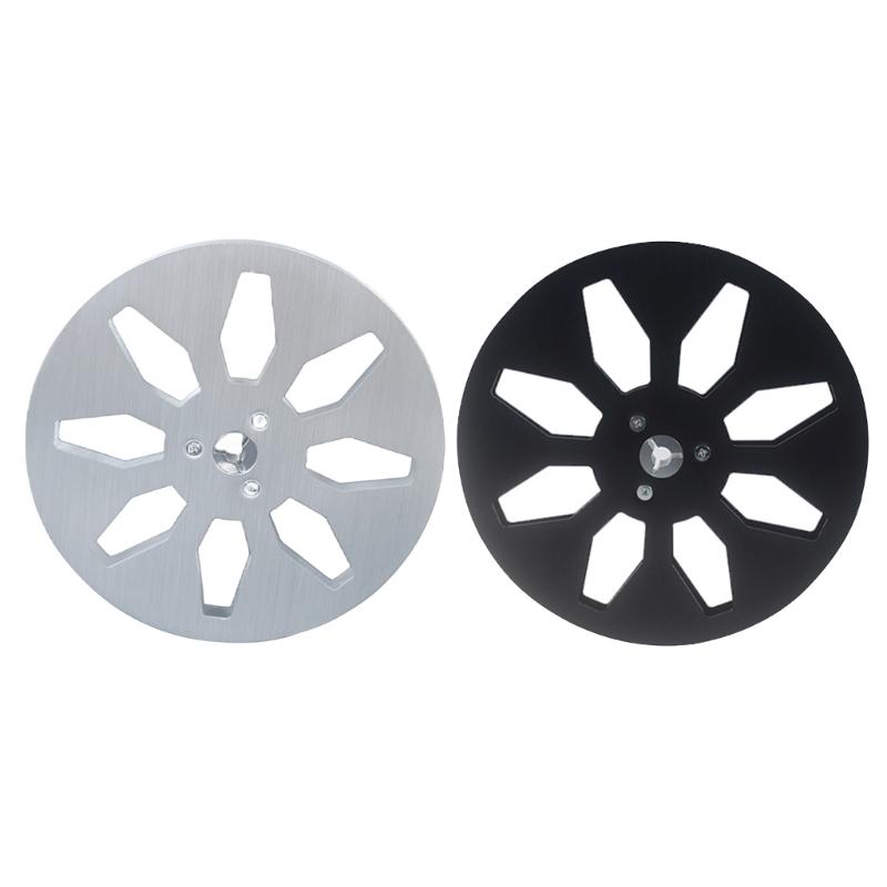 1/4 7 Inch Empty Tape Reel Aluminum Alloy 8 Hole Universal Opening Machine Part Sound Tape Empty Reel 1/4 7 Inch