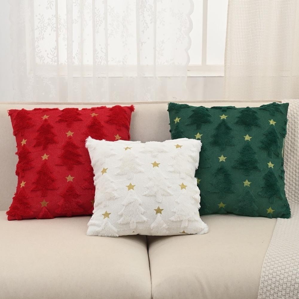Decorative Xmas Pillowcase Christmas Tree Pillow Case New Pillow Covers  Party Decor