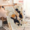 Comic Anime Kunst H-Haikyu S-Shoyo Hinata Decke Flanell warm weich Plüschdecke für Sofa Wohnzimmer Büro Schlafzimmer Reise Geschenk