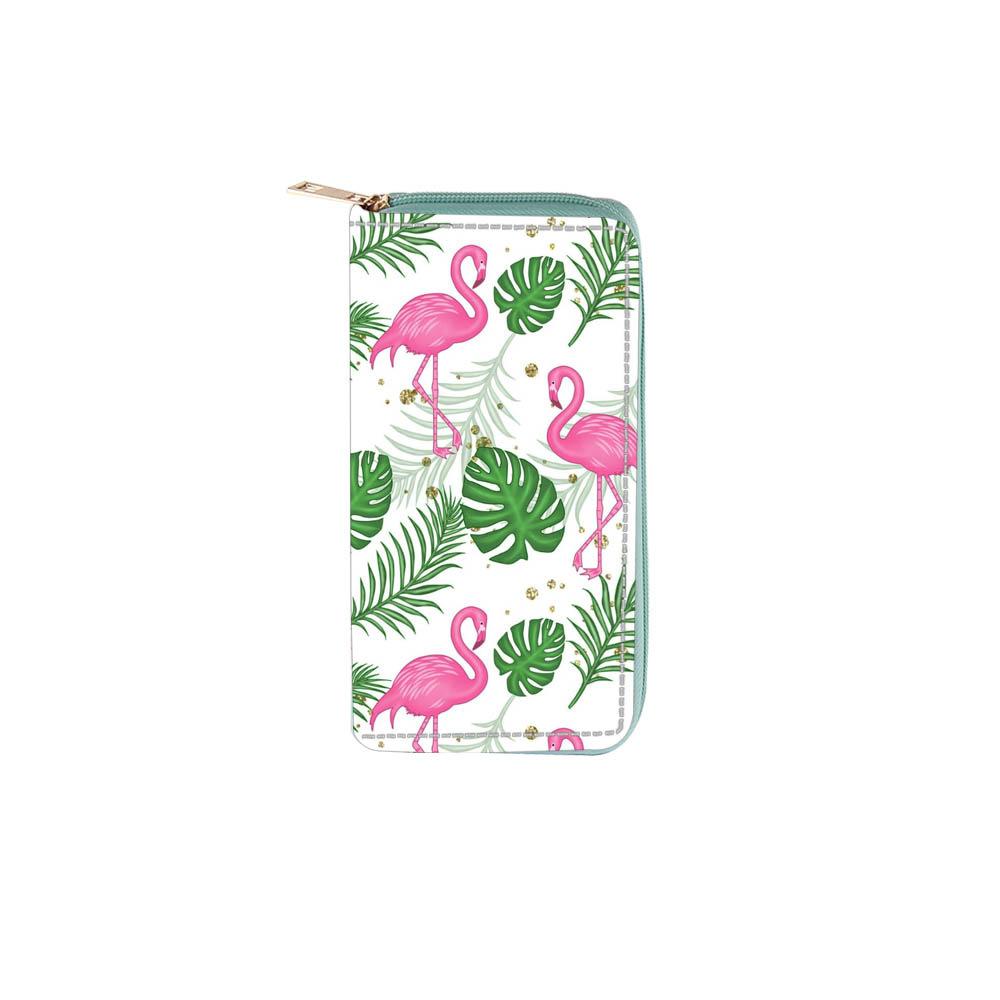 

Кошелек-клатч Flamingo на длинной молнии