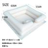 Hair Washing Device for Use While Lying Down; Includes Hair Washing Tub, Shampoo Stand, Air-powered, with Pillow and Shower.