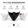 Lightweight Shell Half Face Mask Smooth Edges Realistic Face Fashion Masquerade Mask