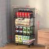 Estantería Giratoria de Pie para Cocina y Dormitorio para Frutas, Verduras y Snacks