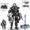New Skibidi Toilet Weapon Titan TVMan Action Figure Building Block Toys For Boys Cameraman Bricks DIY Model For Kid Adult Gifts