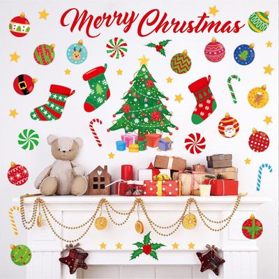 Christmas Wall Decals Snowflake Party Decorations Holiday Wall Stickers Christmas Decorations For Bedroom Living Room Bathroom
