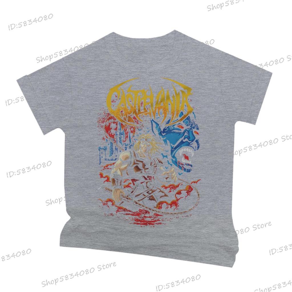 Castlevania Anime Printed Cool TShirt Unisexs Womens Anime Harajuku Soft Tee Castlevania Gift for Him Street Style Cool TShirts