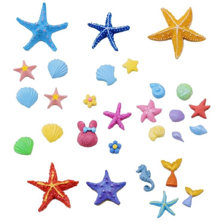 Multipurpose Silicone Craft Mold with Starfish Shell Design Perfect for Candle Soap Resin Art Craft Enthusiasts