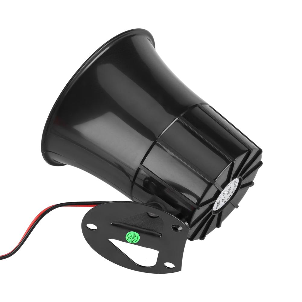 DC12V 15W Kabelgebundener Alarm Lauter Ton Hupe mit Halterung für Heim-Sicherheitssystem