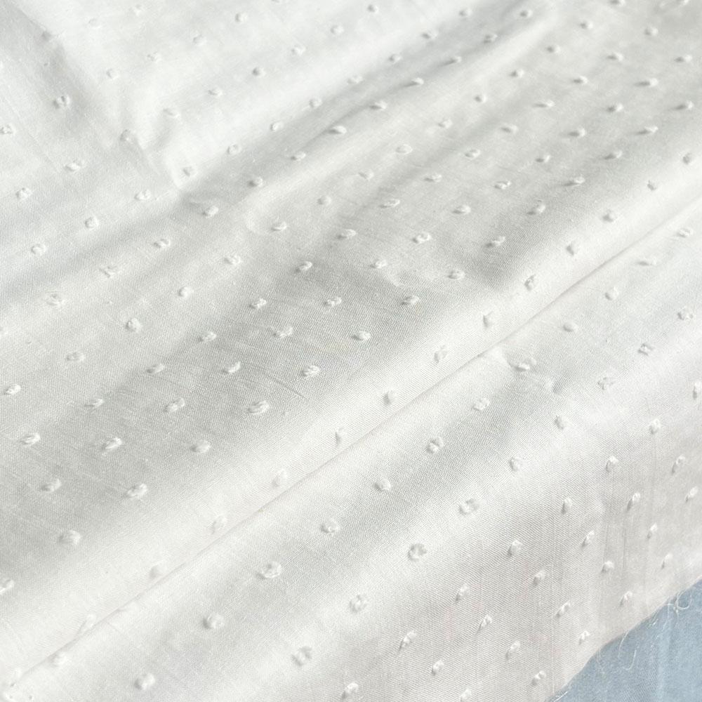 Soft Cotton Polka Dot Jacquard Fabric For DIY Making T-shirts Dress Pajamas Home Textile Decoration Handicraft Cloth Accessories