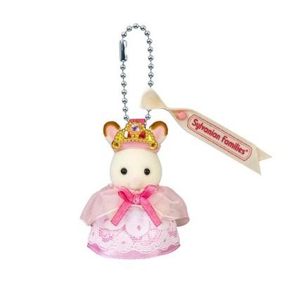 Sylvanian Families Chocolate Rabbit Baby Princess Keychain Calico Critters Japan