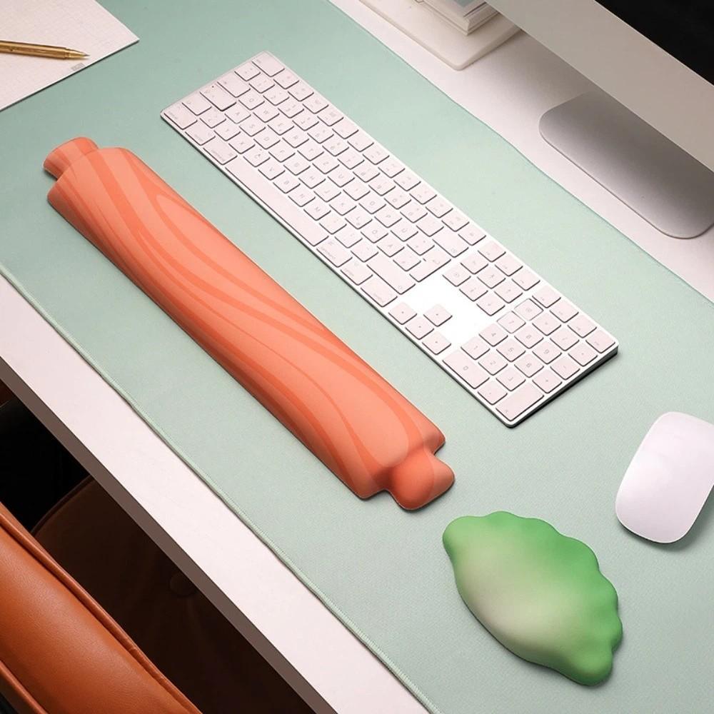 Ergonomic Keyboard Hand Rest Dumpling Mouse Pad Wrist Rest Cute Mouse Wrist Rest  For Office Games