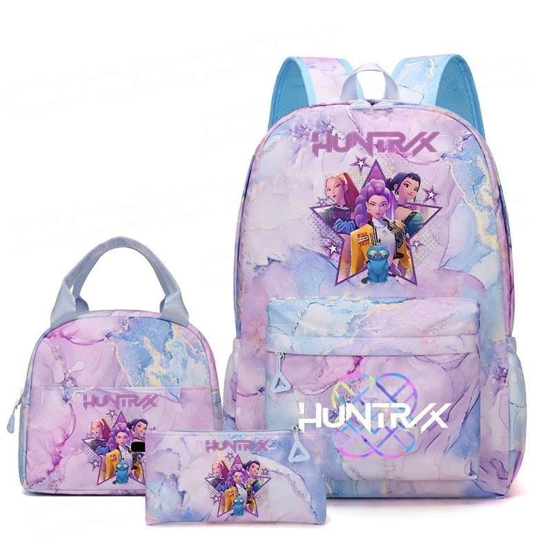 Kpopn Witch Hunter Backpack Elementary School School Style School Bag Travel Backpack Three-Piece Set