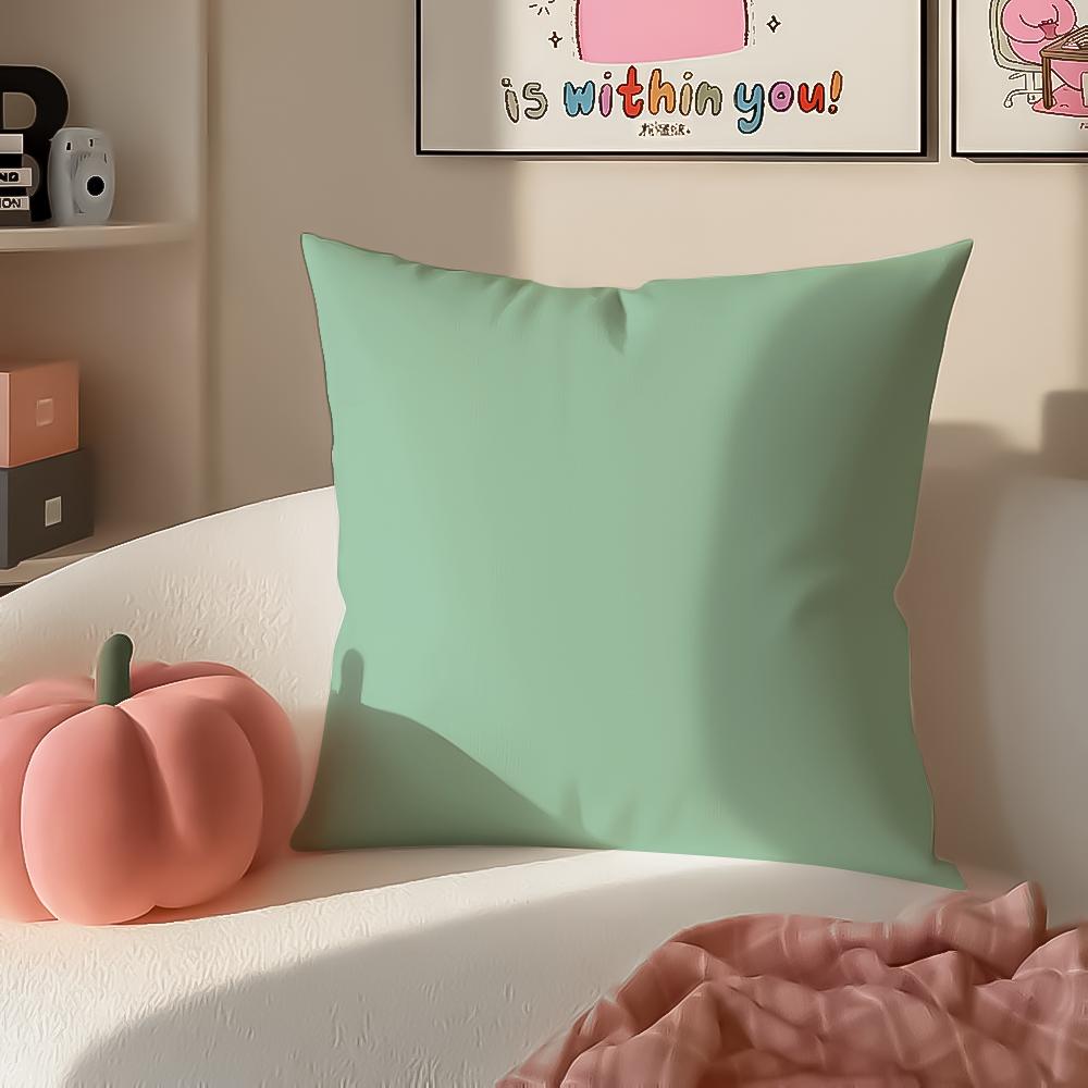 Bright Cheerful Ar Candy Color Cushion Cover Pillowcase Short Plush Invisible zipper Room Sofa Cushion Cover