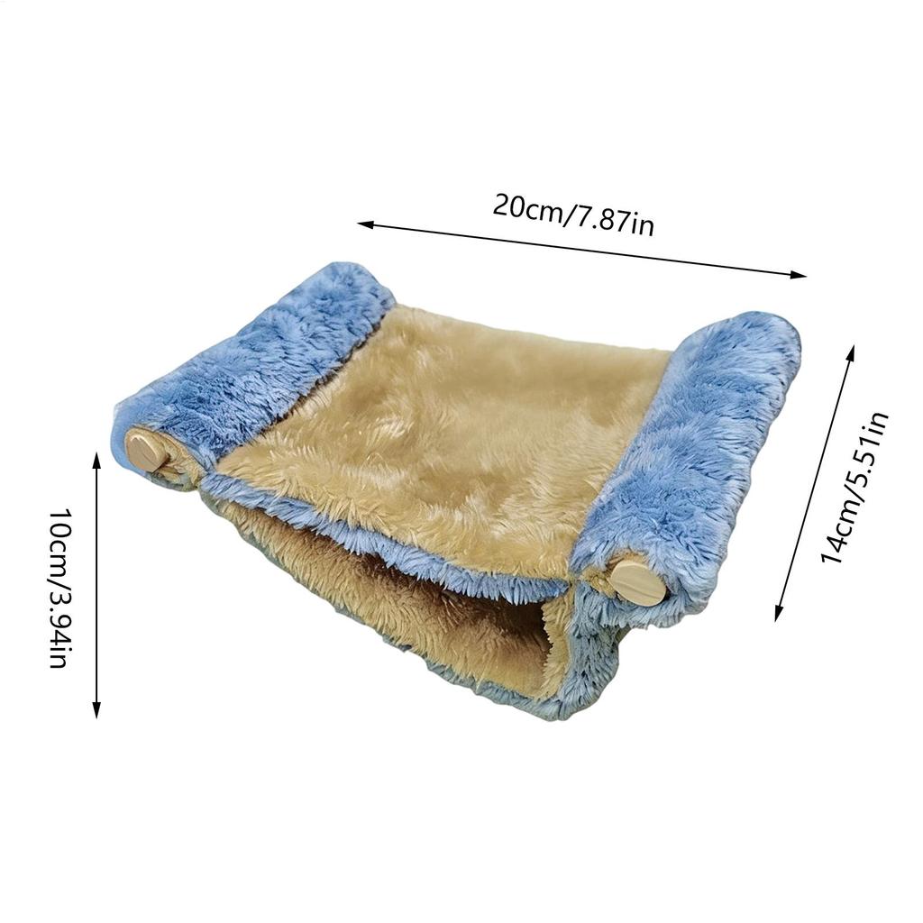 Pet Hammock For Hamster Winter Warm Bed Pet Hammock Hamster Tunnel For Chinchilla Squirrel Resting Playing Sleeping Balcony