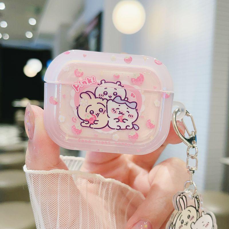 

Case Airpod4 for Apple Pro Earphone Case Second Generation Bluetooth 1 Third Generation Aipods2 Generation Airpodpro Fourth Generation Earphone Box Apple AirPods Jiyika wow shell + pendant powder