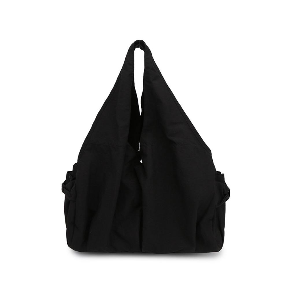 Multi-Pocket Nylon Shoulder Bag Casual Storage Pouch Underarm Bag Large Capacity Tote Bag  Daily