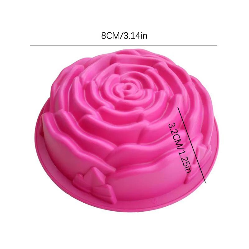 

1Pieces Rose Shape Bento Rice Mold, DIY Modeling Soap Making Rose Jelly Pudding Rose Bento Rice Mold Outdoor Tableware