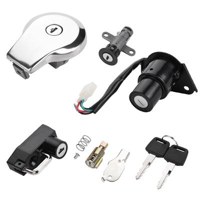 Motorrad Zündschloss Tankdeckel Sitzschloss Schlüssel für Yamaha Virago XV535 XV250 XV125