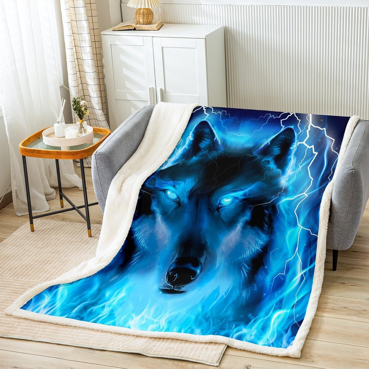 Плед с леопардом и розами Искусство дикой природы Флисовый плед Закат Фон Принт животных Декор Уютный домашний текстиль 75x90cm