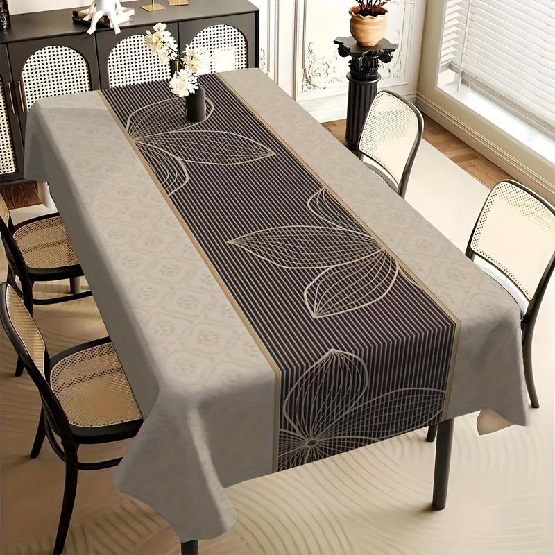 VIKAMA Eenvoudig Scandinavisch Luxe Design Tafelkleed, Waterbestendig En Vuilafstotend, Voor Eetkamer, Cafés En Keuken Woondecoratie 140x180cm