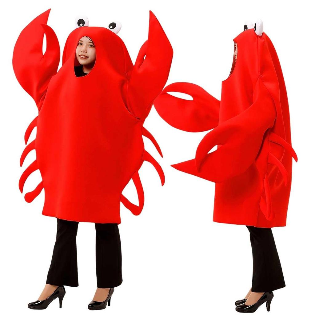 Crab Cosplay Funny Costume Funny Costume Halloween Crab Costume Funny Costume e0596 [monoii]