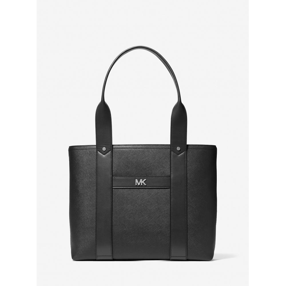 

Michael Kors Cooper Saffiano Leather Tote 37s5lcot3o1 Black F