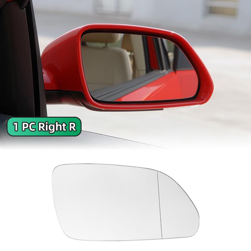 For Skoda Octavia MK2 A5 2004-2009 VW Polo 9N 9N3 2005-2009 Left Right Side Wing Mirror Glass Heated Convex Rear View Wide Angle