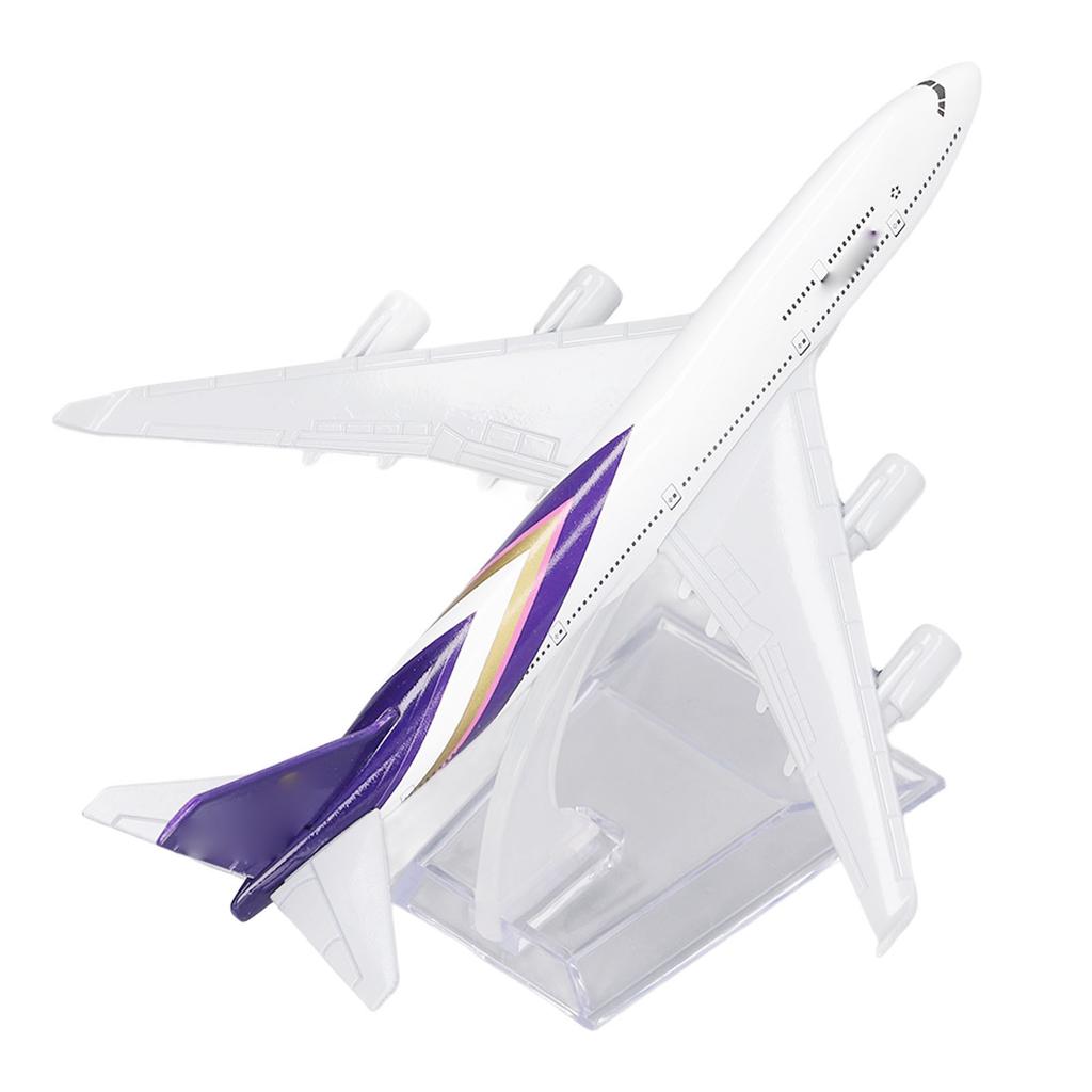 747 Alloy Plane Decoration Model Exquisite Static Airplane Collection Model with Base Bracket