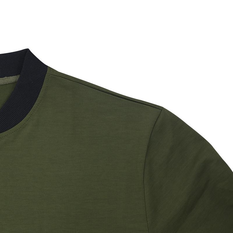 Autumn New Versatile Stand-collar Jacket Men's Twill Zipper Long-sleeved Baseball Jacket