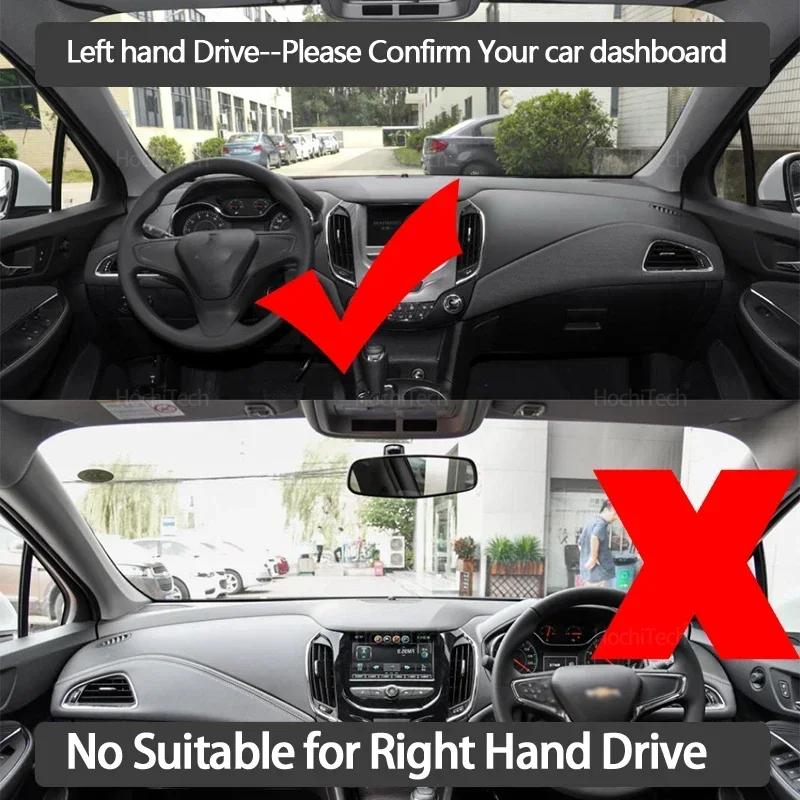 Car Dashboard Cover Avoid Light Pad Instrument Panel Mat Case Carpets for Chevrolet Cruze 2016 2017 2018 2019 MK2