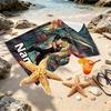 Custom Name Personalized Final Fantasy Print Beach Towel, for Trip Camping Beach Party Home Decor, Birthday Gift for Family & Friends
