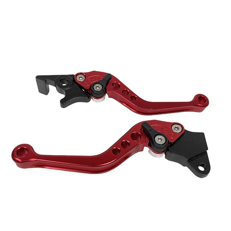 Universal Motorcycle Clutch Brake Levers Motorcycle Accessories Modified Horn Adjustable Hand Drum Lever GY6 Modification CNC Throttles 2