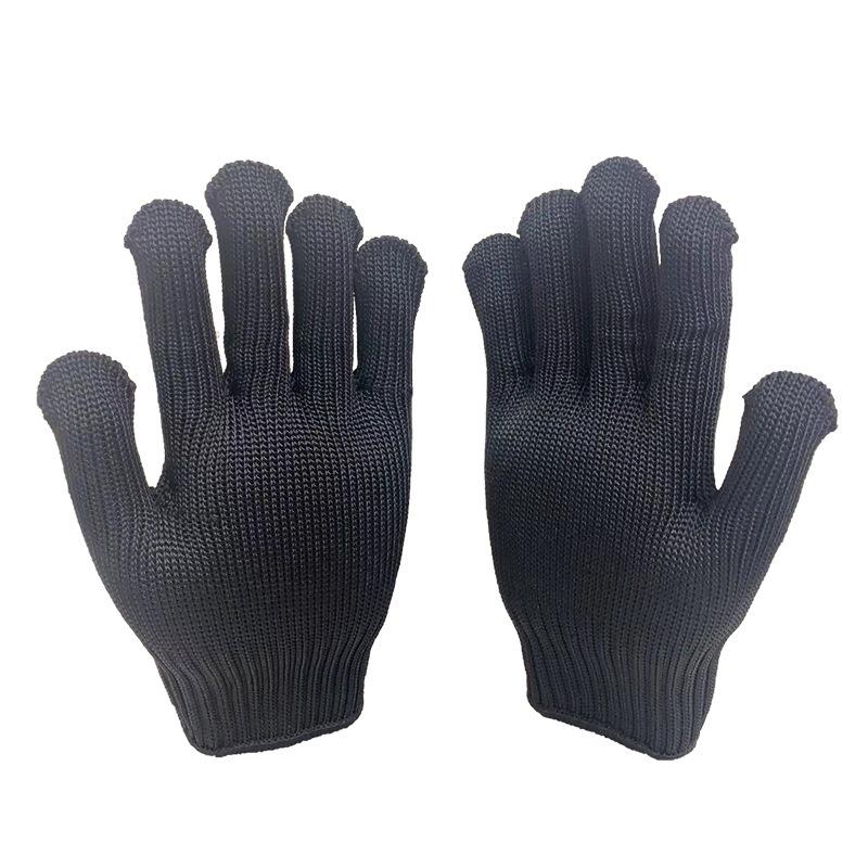 7-pin Stainless Steel Wire Anti-cutting Tear Resistant Impact Resistant Wear-resistant Mesh Knit Full Wrist Cuff Labor Gloves