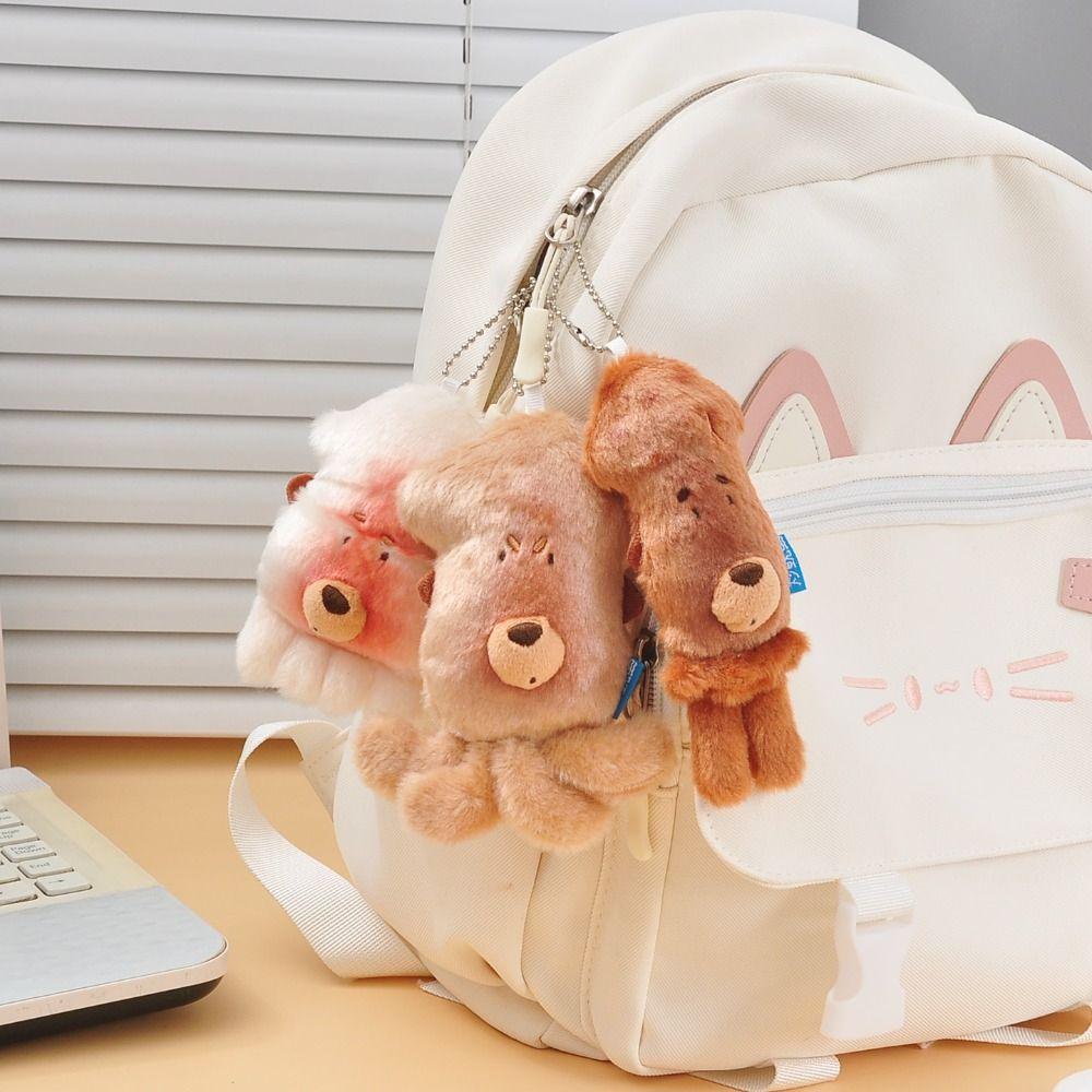 PP Cotton Squid Plush Keychain Fluffy Squid Plush Keyring Squid Plush Doll Pendant  Children