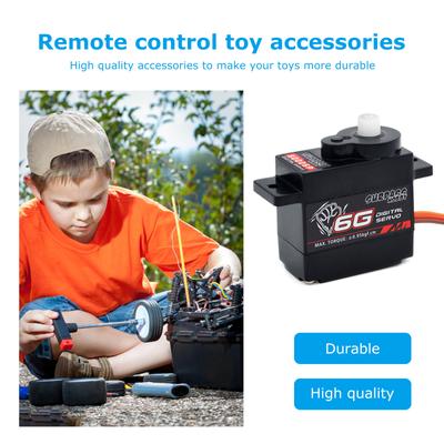 Mini RC Servo S0006P Gear Servo 6g Digital Servo High Torque Drone Helicopter Part for RC Car Fixed Wing for Helicopter Aircraft