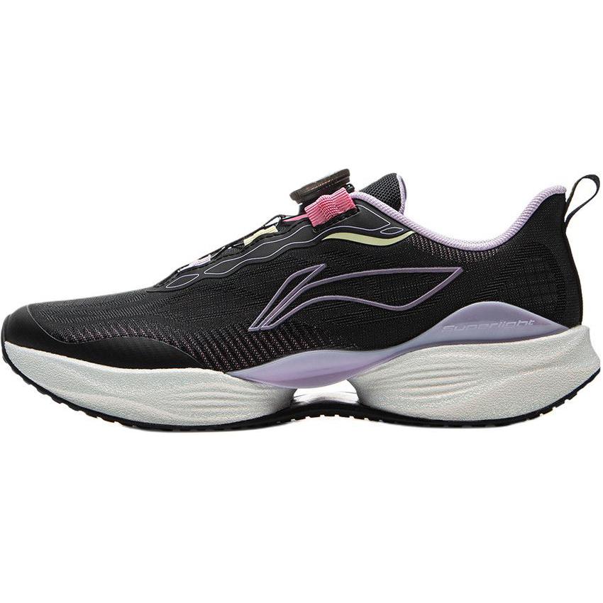 

Li Ning Детские Ультралегкие Серия Удобные Амортизирующие Износостойкие Отскок Низкий Верх Кроссовки для бега Мужские кроссовки Черный Розовый YKFV020-8 38⅓