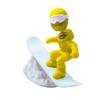Fun Inertia Skiing Figurine Dashboard Ornament 3D Printing Plastic Ski Man Sculpture For Vehicle Interiors Offices Desk