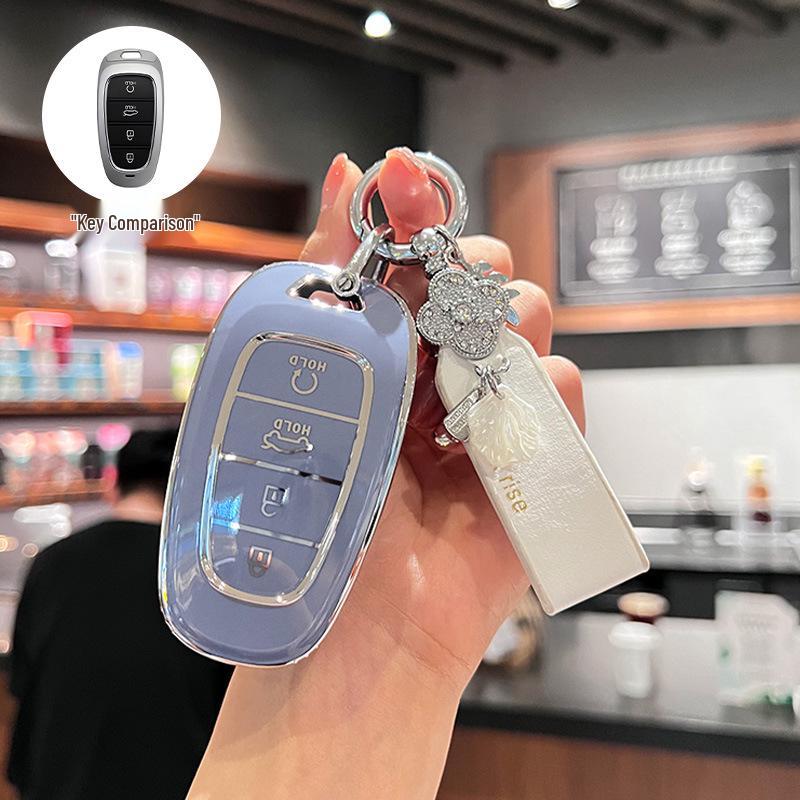Beijing Hyundai Elantra Key Cover for Yuedong Shengda Mingtu Yixing iX35 - Car Protective Shell Bag