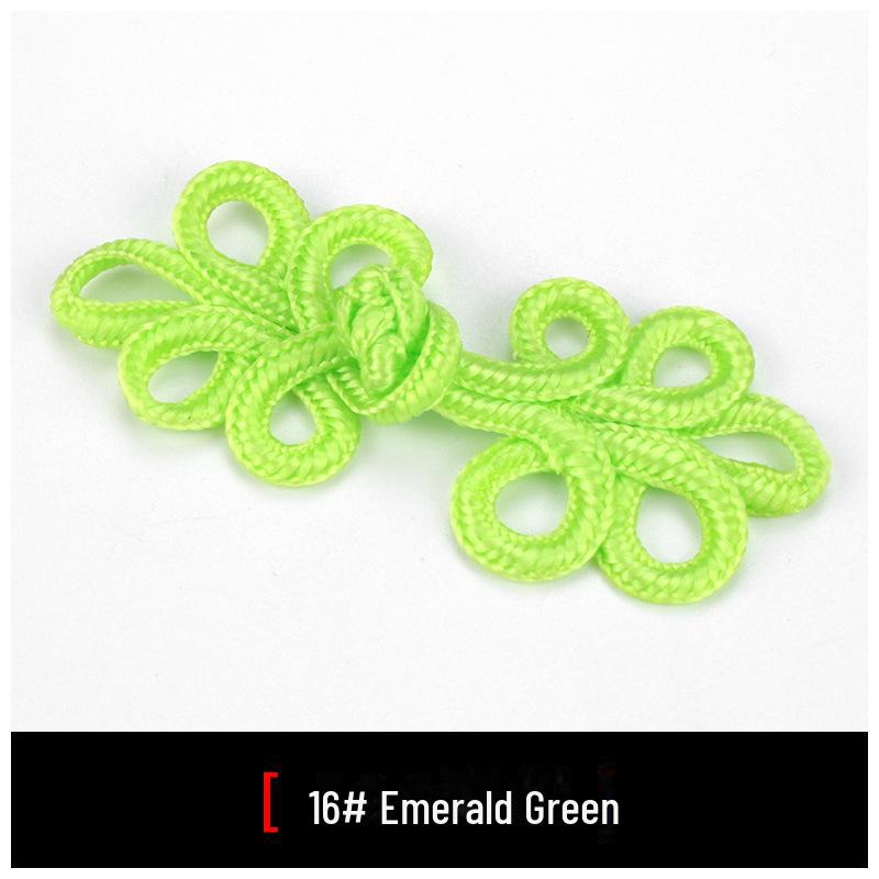 Handgefertigte fünfblättrige knopfartige Blumen für chinesische Retro-Tang-Anzüge und Cheongsam-Tanzkostüme für Kinder