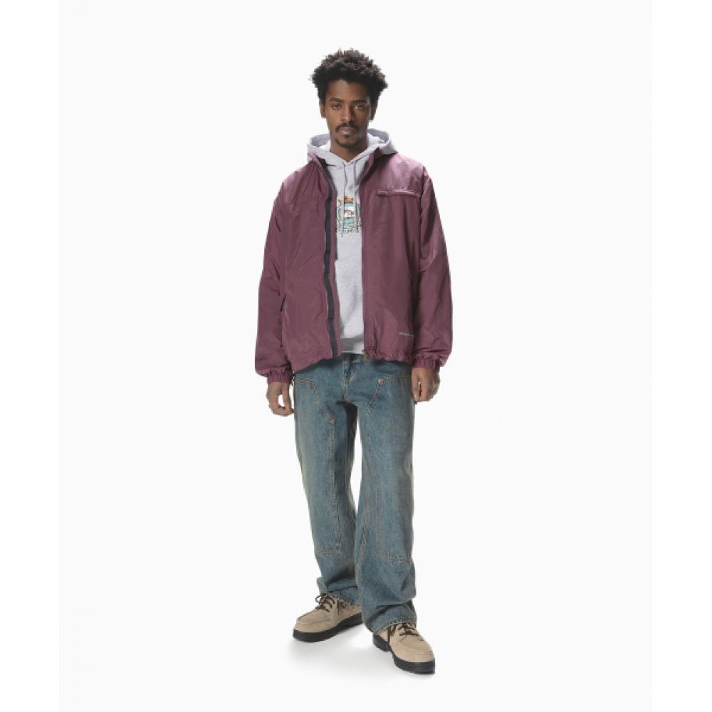 Thisisneverthat Sp Logo Warm Up Jacket Plum