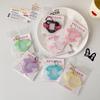 Korean Heart Wing Acrylic ID Holder & Keychain