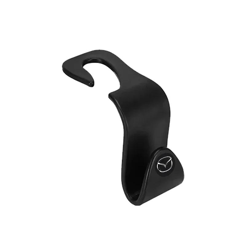 2025 Hot Car Headrest Hooks Hanger Bags Seat Back Holder Clips Auto Fastener Hooks Storage Interior for Mazda Alexa CX4 Car Acce