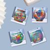 6pcs DIY Rhinestone Diamond Art Mosaic Postcards Diamond Art Greeting Cards for Birthdays Thanksgiving & Special Occasion