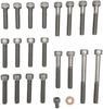 CF POSH SR400/500 840808 Crankcase Cover Screw Set, Stainless Steel