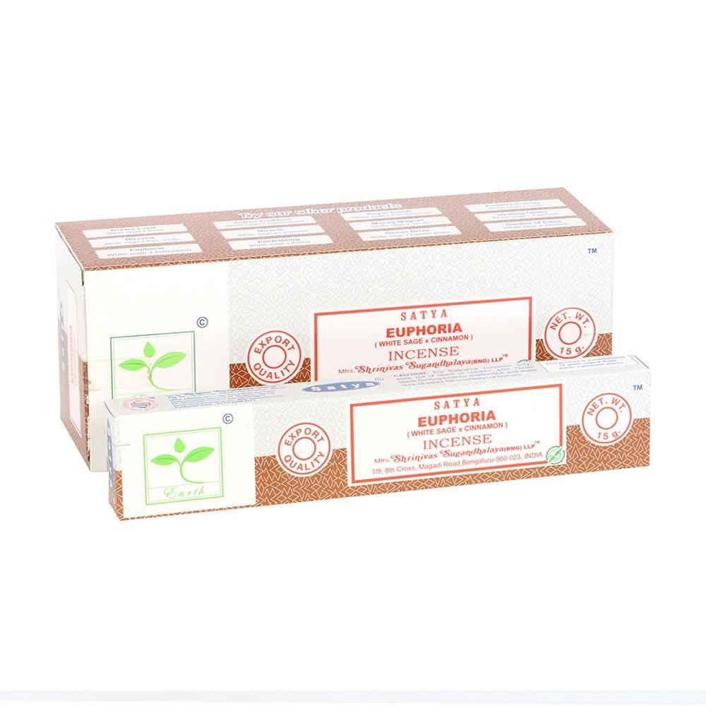 Satya Euphoria Earth Incense Sticks (Pack of 6)