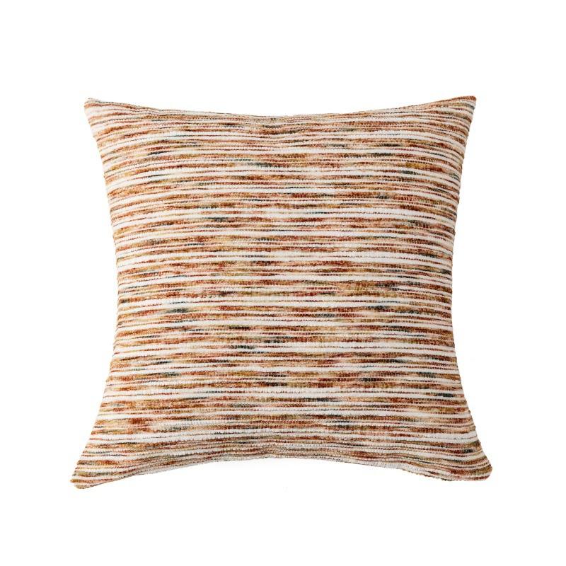 Boho Textured Striped Cushion Covers Soft Woven Throw Pillow Covers Multi-Color Neutral Decorative Pillowcase for Farmhouse Home