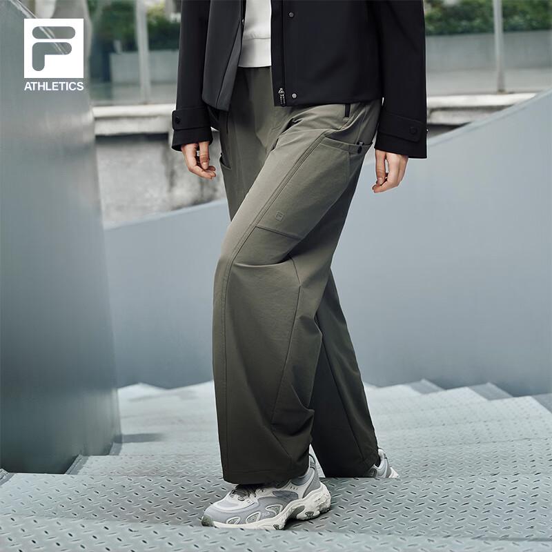 FILA Women's Woven Straight-Leg Pants