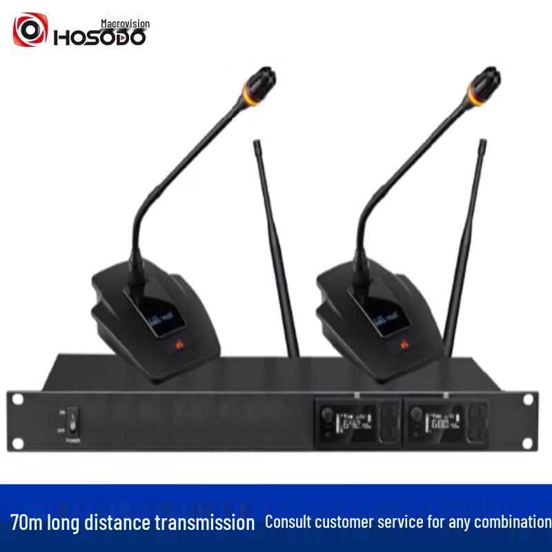 

Dual Wireless Gooseneck Conference Microphone System (CN version)