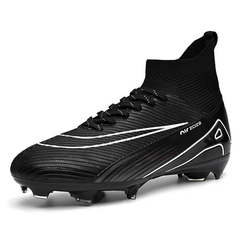 New Football Shoes Long Broken Nails High Top Breathable Sports Men's and Women's Models
